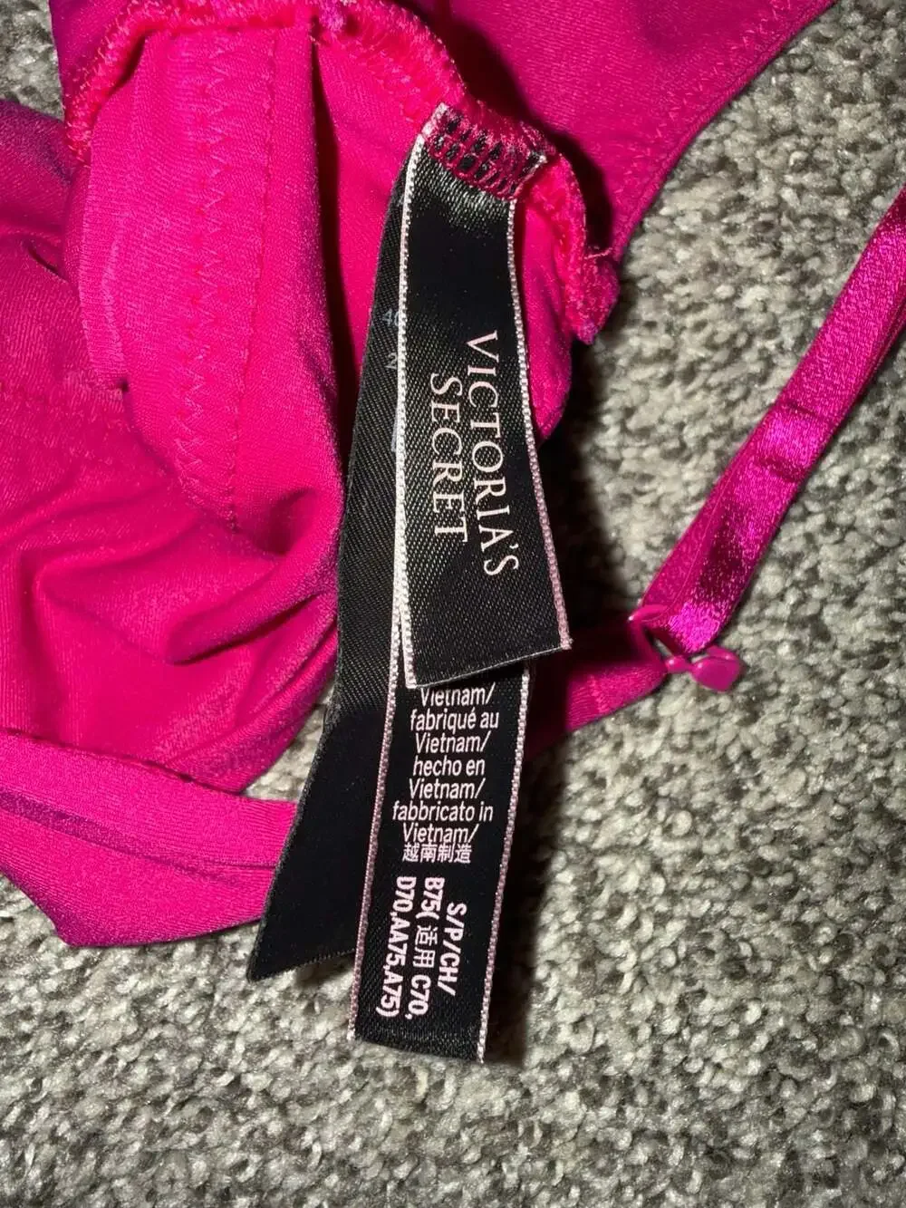 Victoria's Secret Sexy Illusion V-Hardware Crystal Bralette Bikini Top